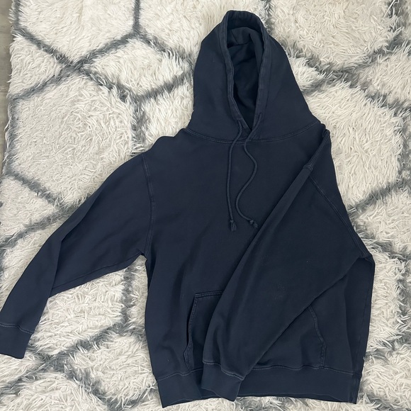 JOHN GALT / BRANDY MELVILLE - ONE SIZE Pullover Hoodie - NAVY - Picture 2 of 3